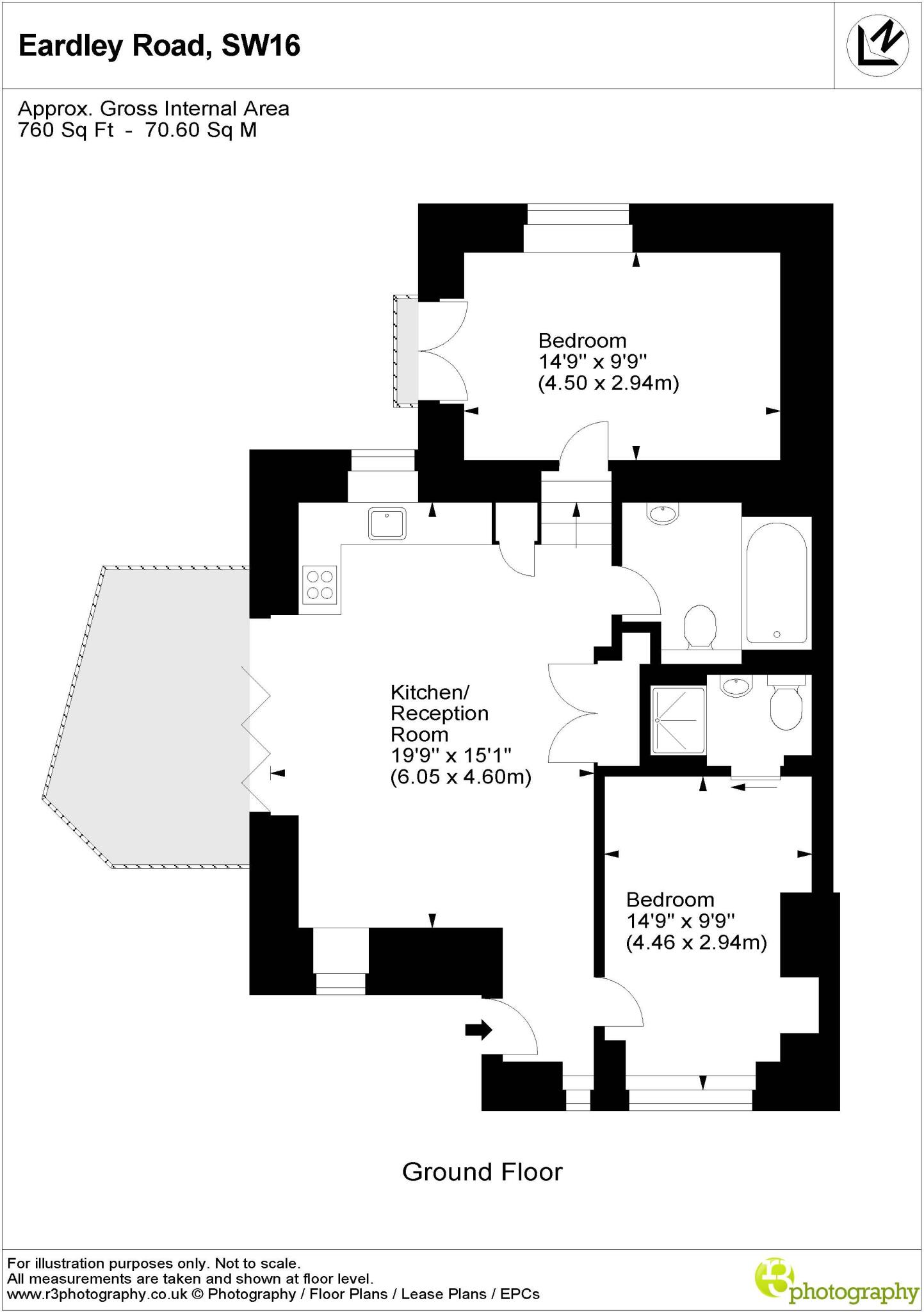 Eardley Road, SW16 floorplan