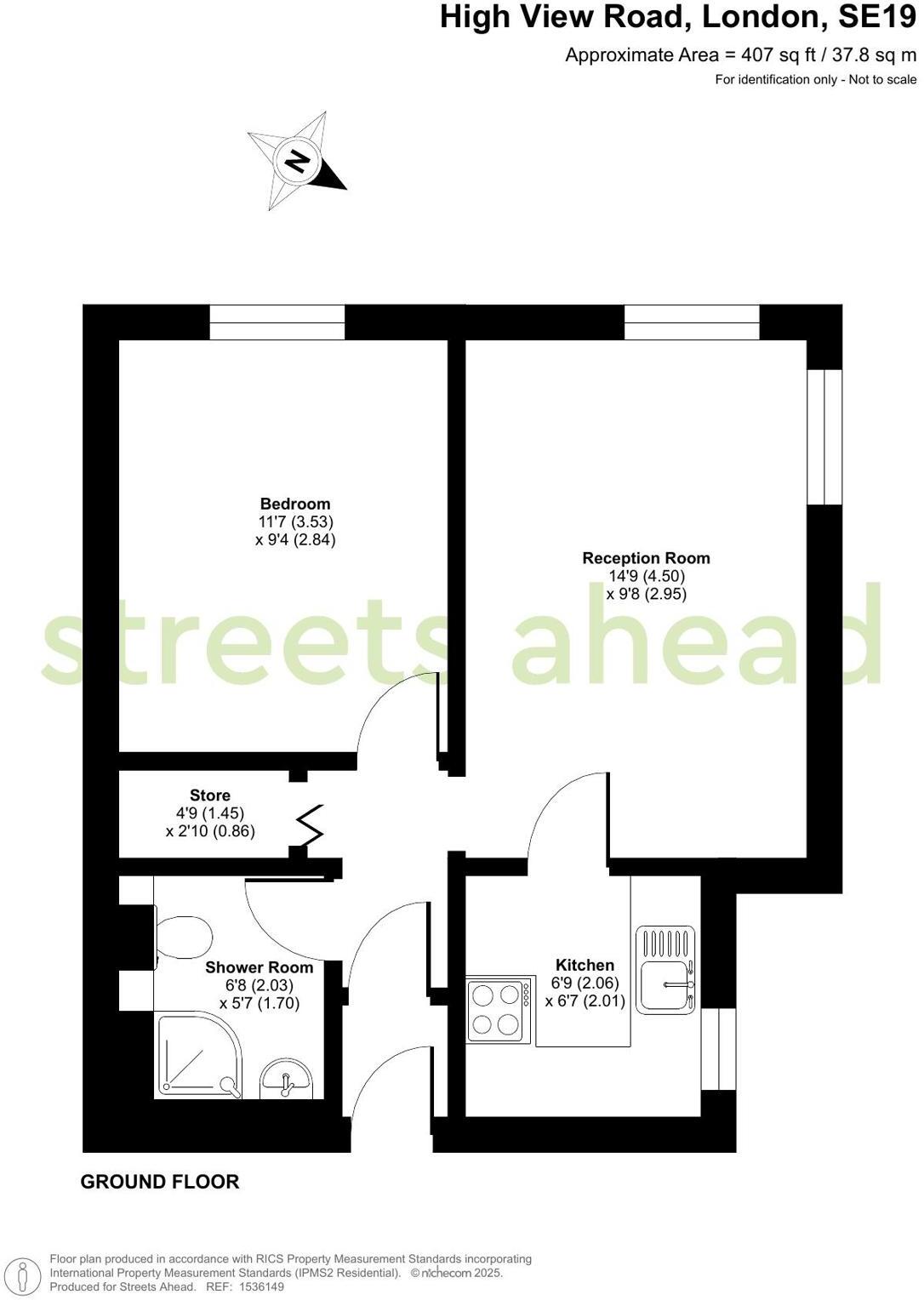 High View Road, London, SE19 floorplan