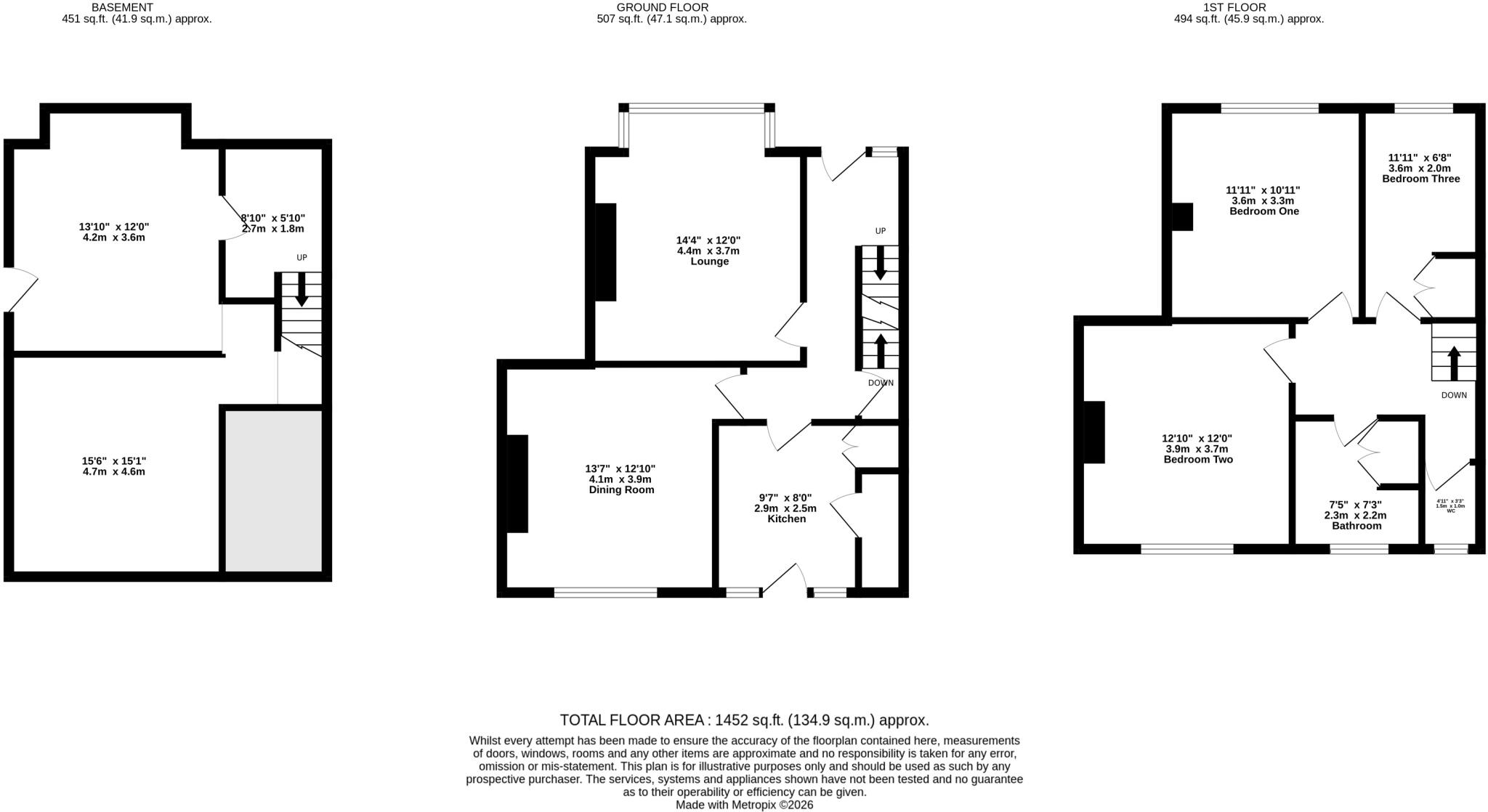 Longlands Road, Slaithwaite, Huddersfield, HD7 floorplan