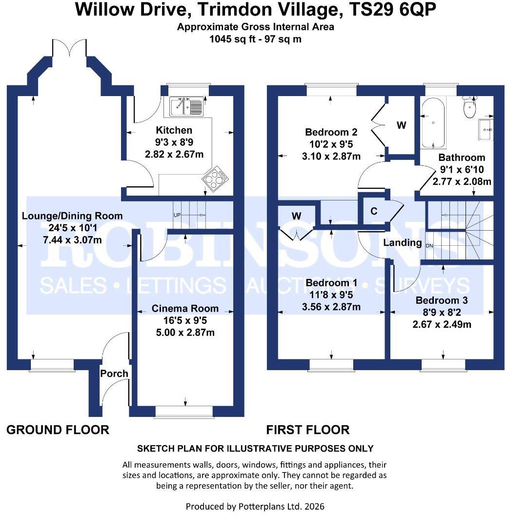 Willow Drive, Trimdon Village floorplan