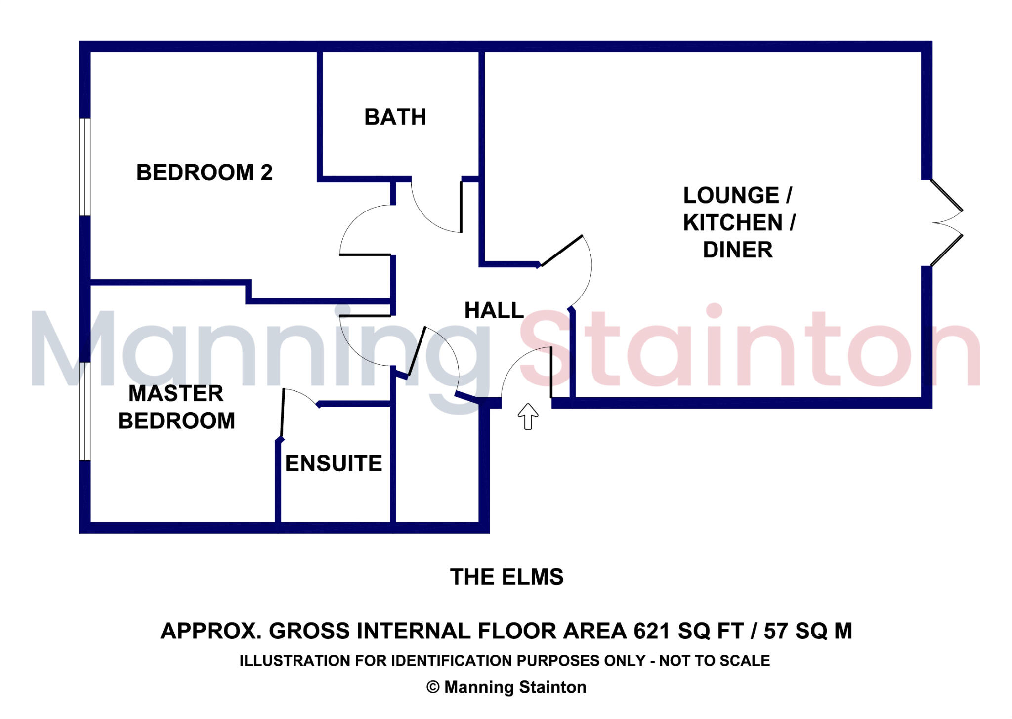 65 The Elms, Henconner Lane, Bramley, Leeds, West Yorkshire floorplan