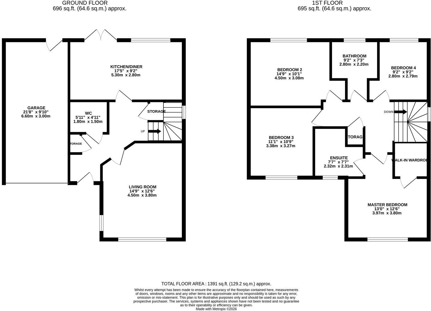 Starling Way, Weston, Crewe floorplan
