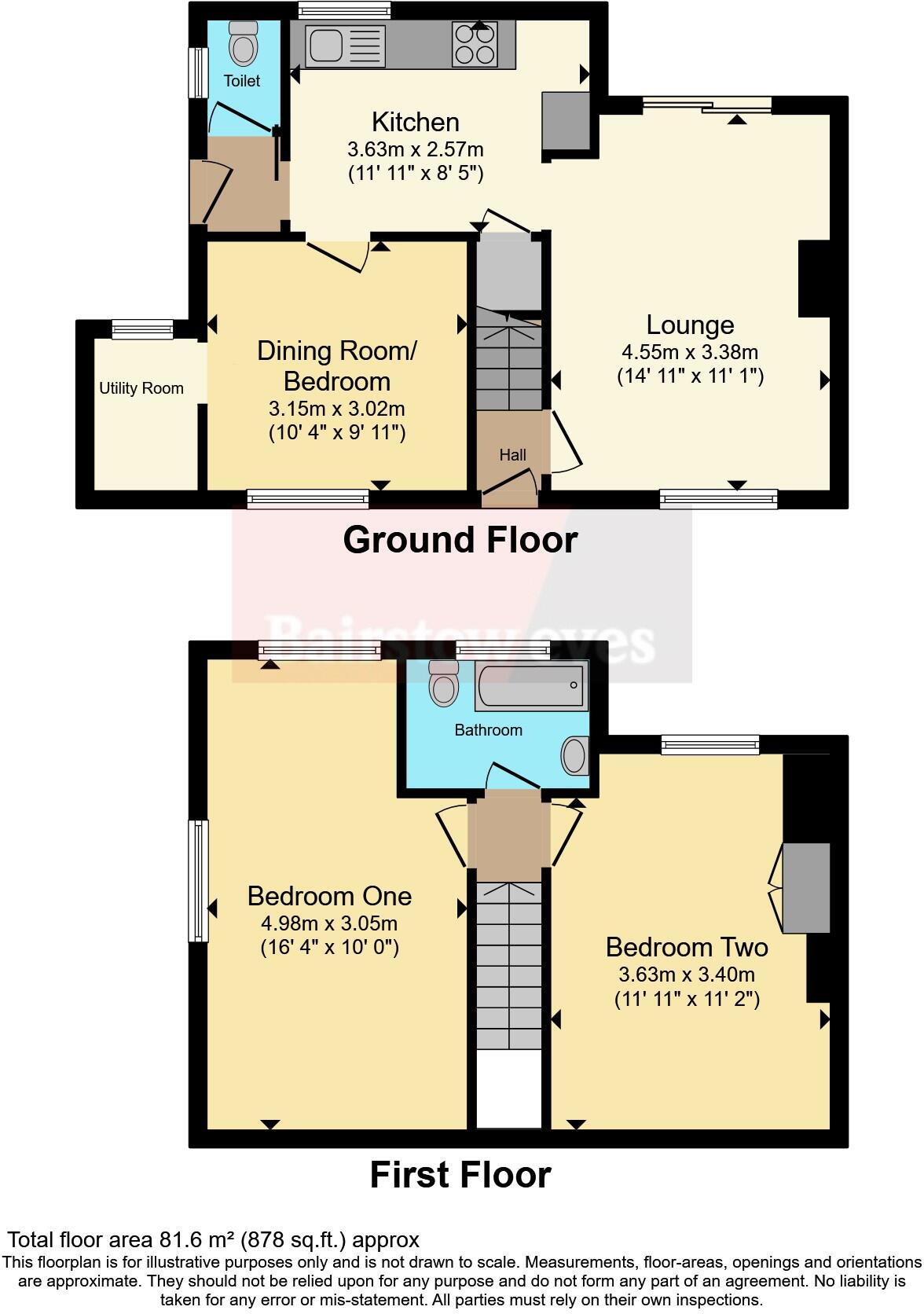 Wilberforce Road, Mansfield, Nottinghamshire, NG19 floorplan