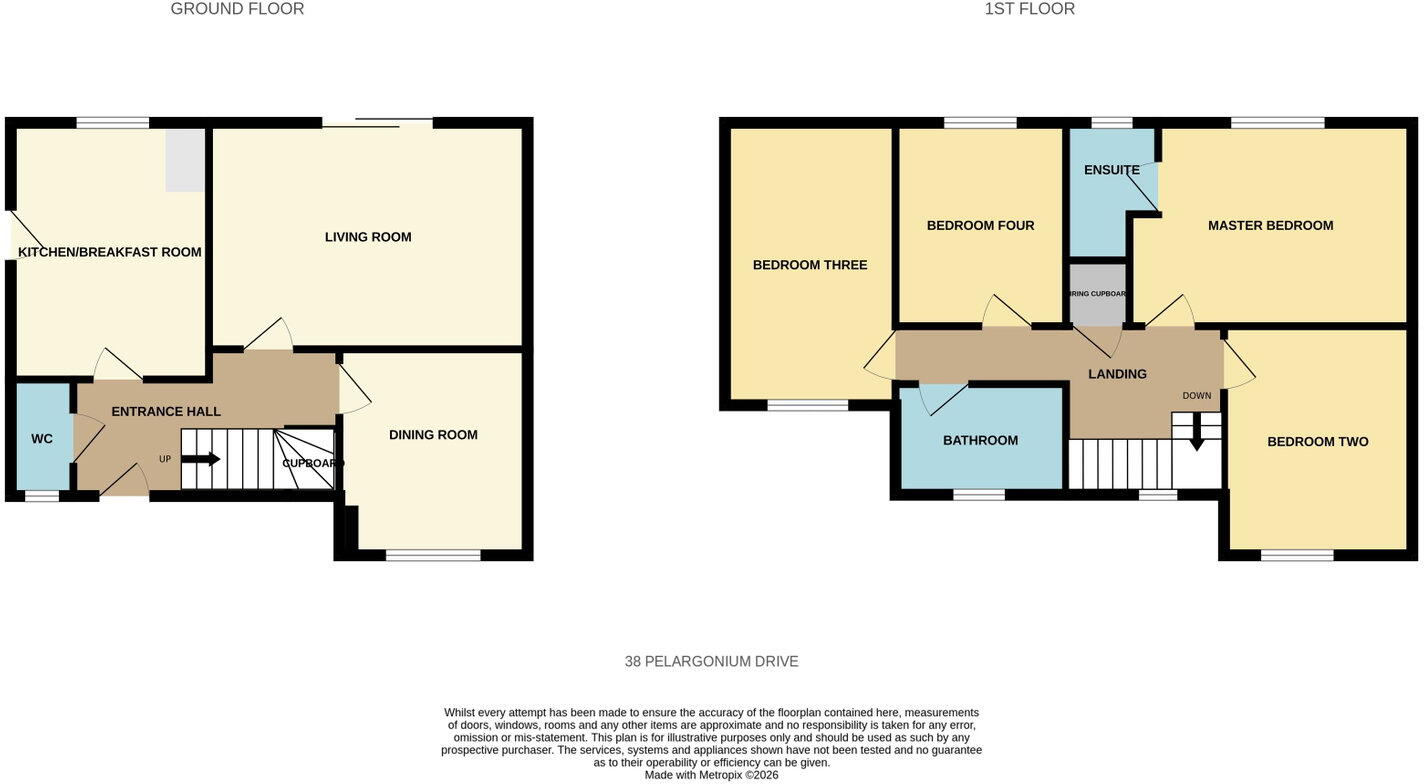Pelargonium Drive, Family Home with Potential – Ideal for a Growing Family, Wymondham, Norfolk floorplan