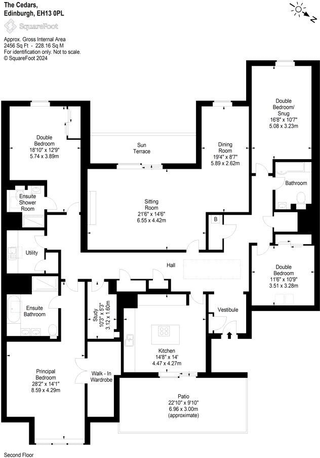 3/7, The Cedars, Colinton Road floorplan