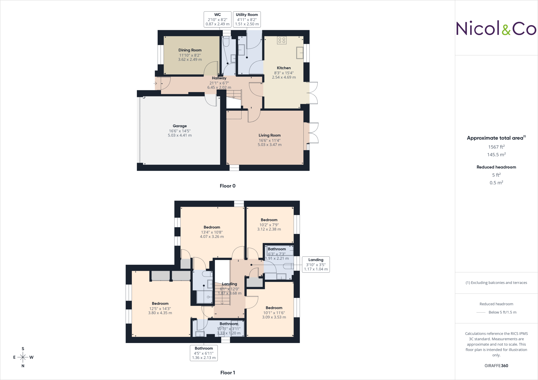 Rebekah Gardens, Droitwich Spa, Worcestershire, WR9 floorplan
