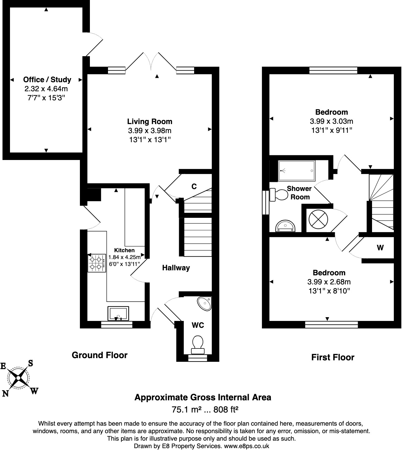 Columbine Gardens, Greater Leys floorplan