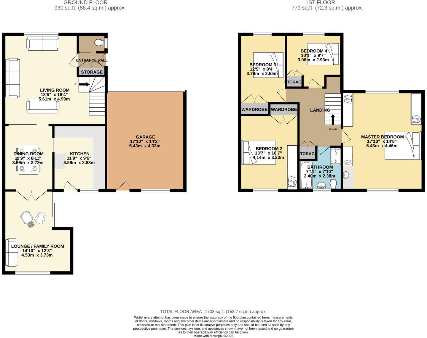 Danesbury Rise, Cheadle floorplan