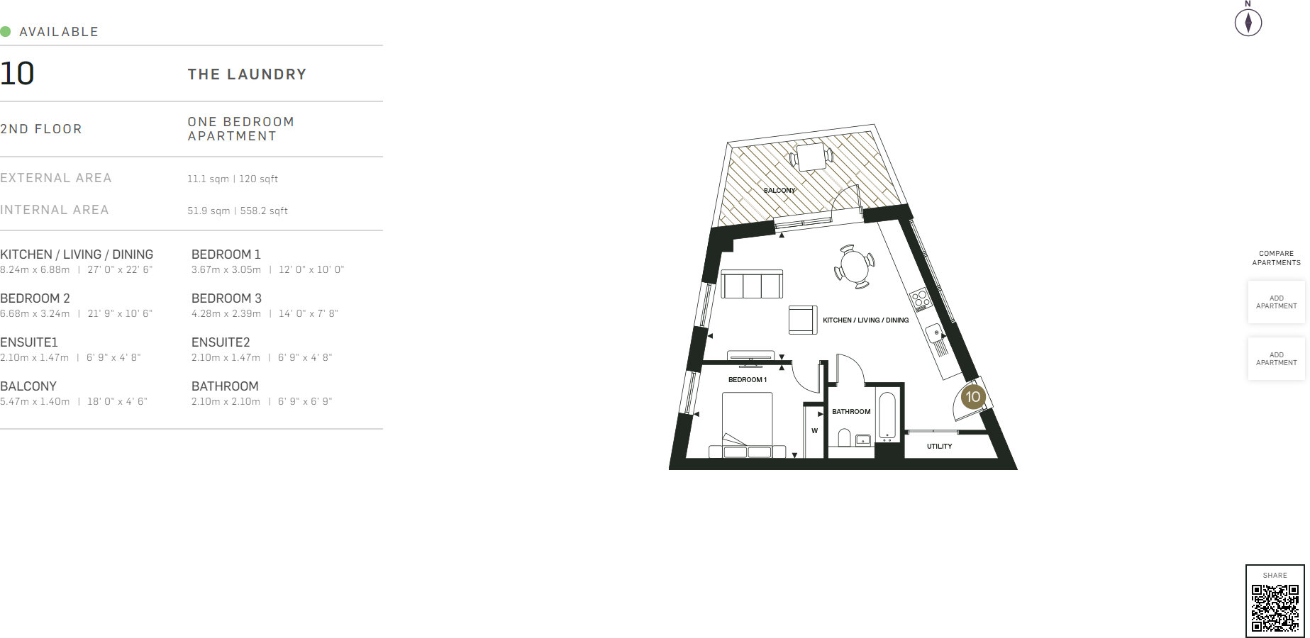 The Laundry Building, London Fields, E8 floorplan