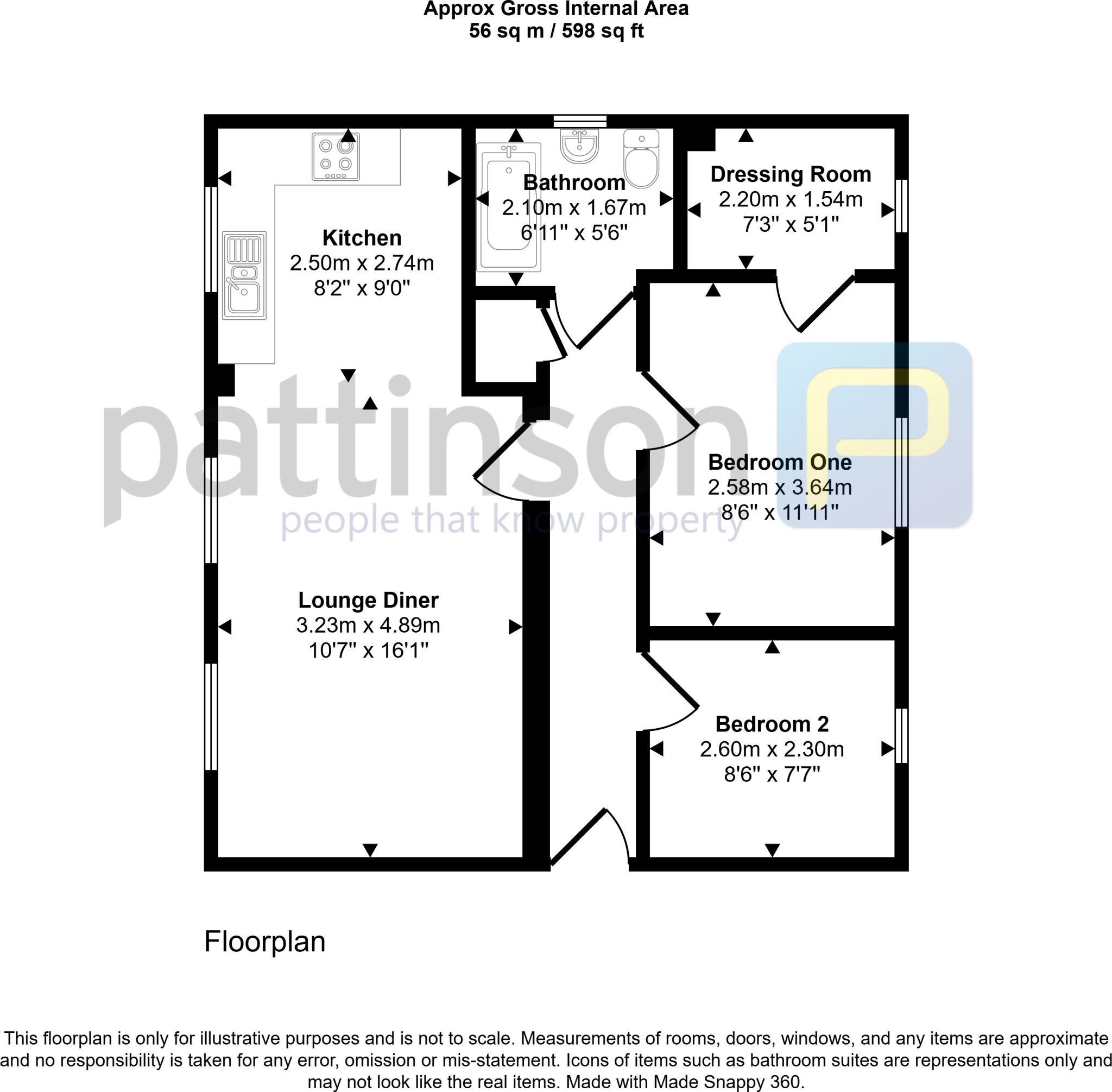 Acklington Court, Ashington, Northumberland, NE63 8UN floorplan