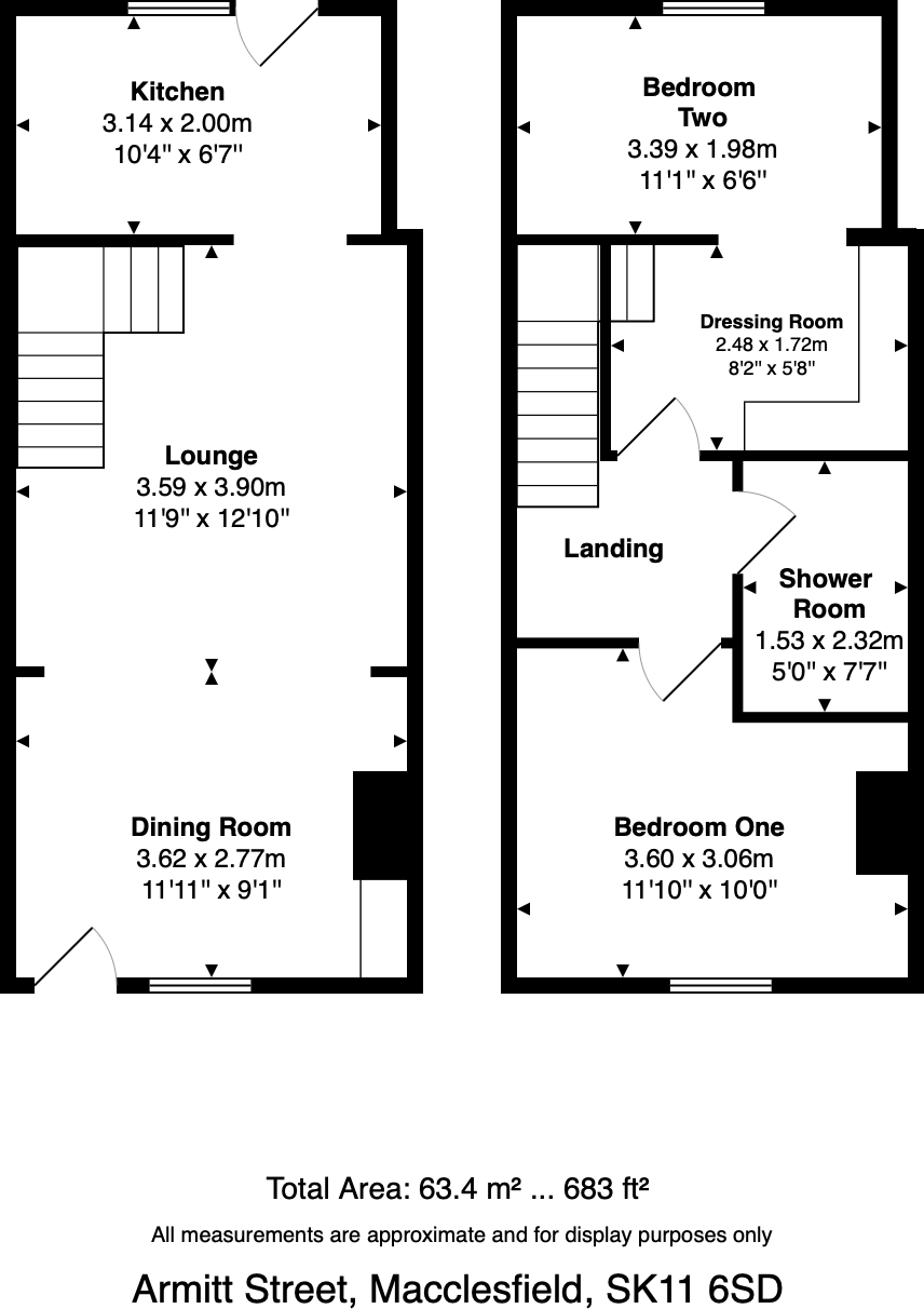 Armitt Street, Macclesfield, SK11 6SD floorplan