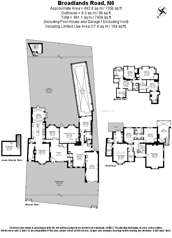 Broadlands Road, London, N6 floorplan