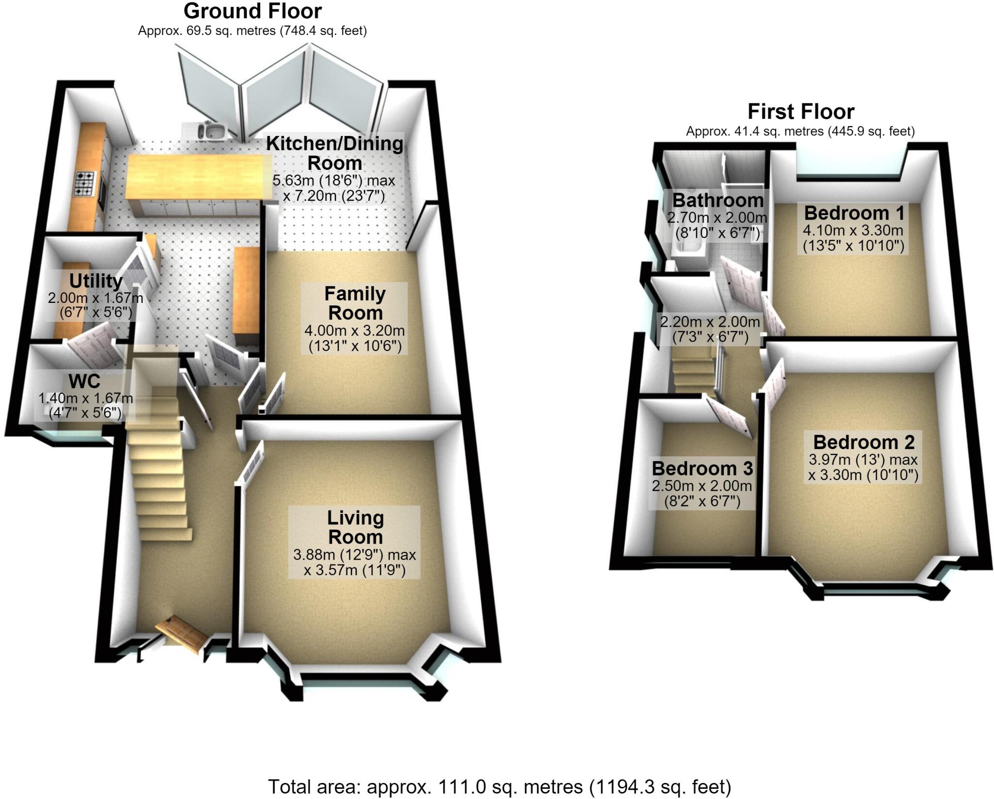 Cherry Lane, Sale, Trafford floorplan