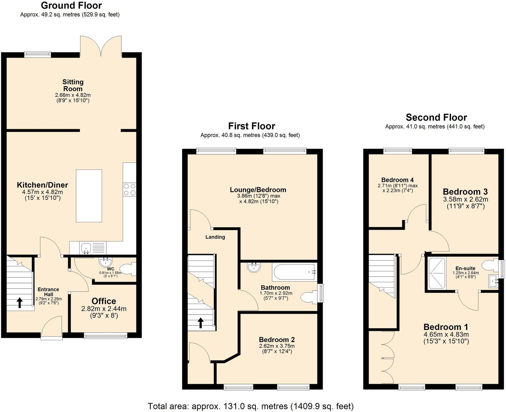Water Lily Way, Nuneaton, CV10 floorplan