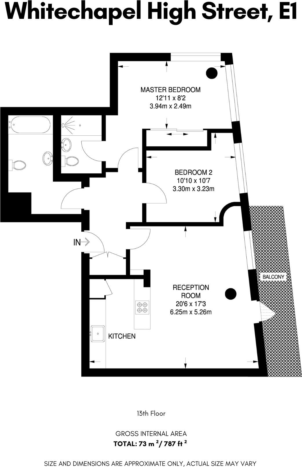 Crawford Building,  Aldgate East, London, E1 floorplan