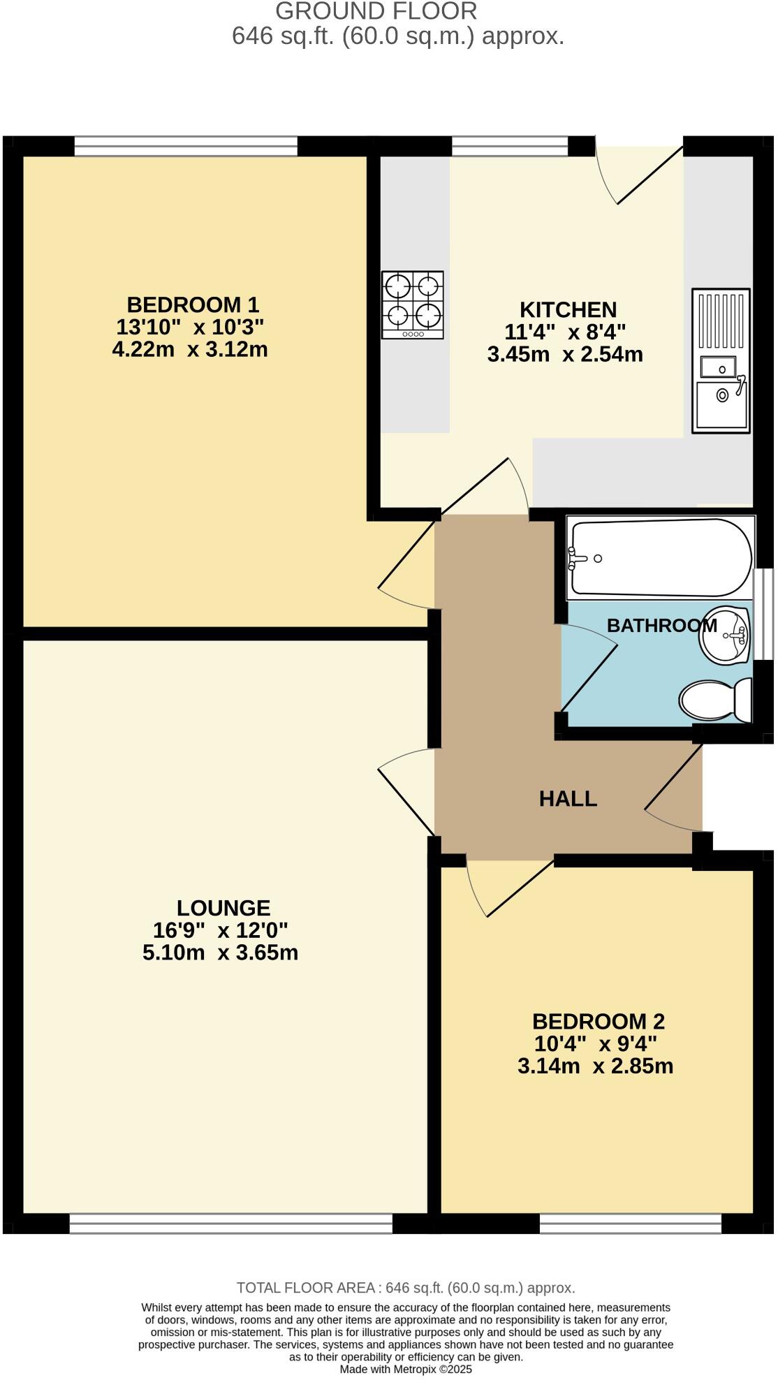 Bernina Avenue, Waterlooville floorplan