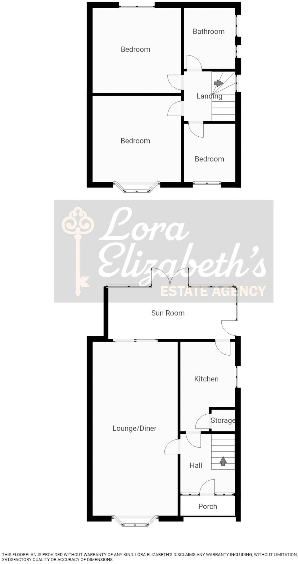 Leadale Crescent, Mansfield Woodhouse, Nottinghamshire floorplan