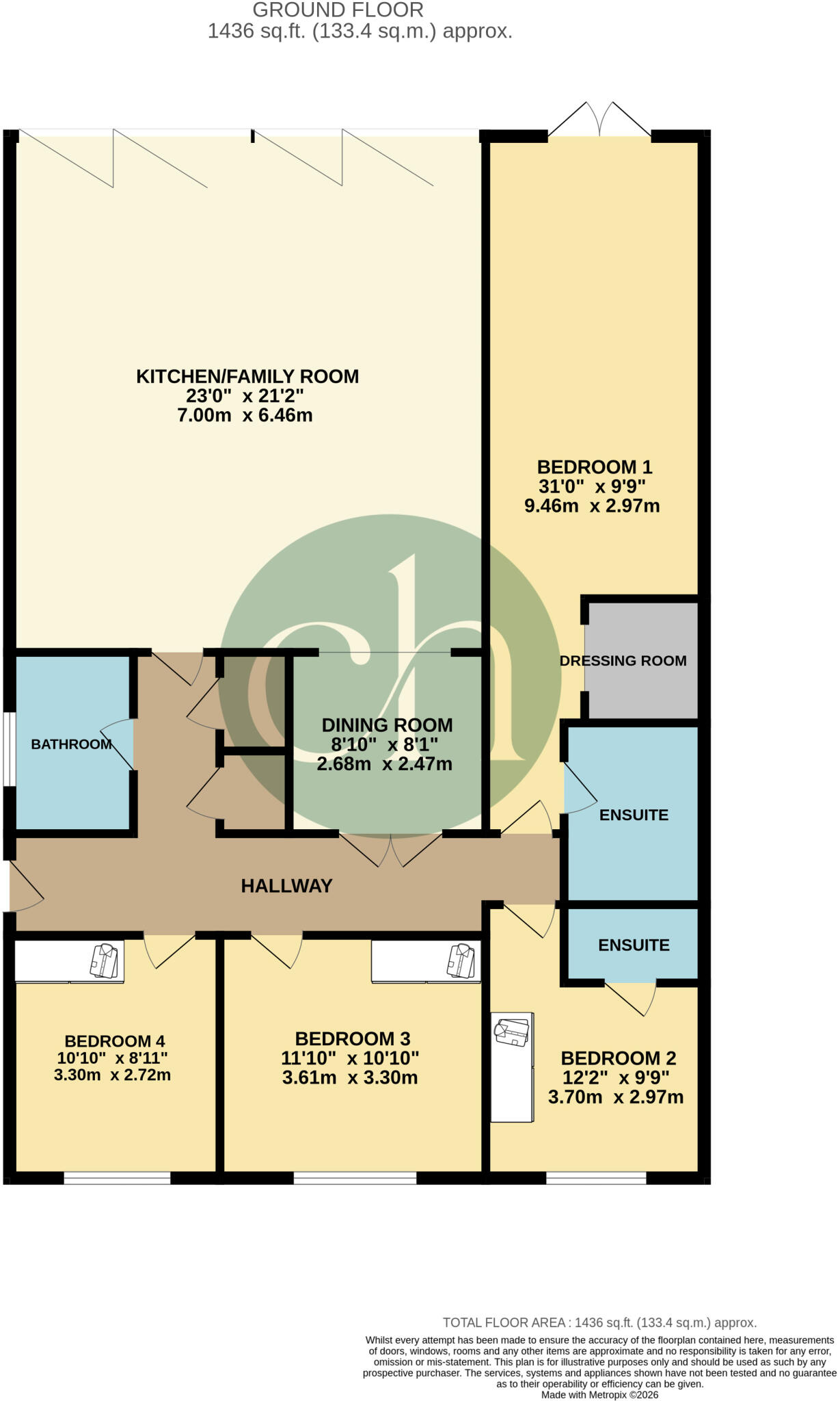 Okeford Close, Nythe, Swindon, Wiltshire, SN3 floorplan