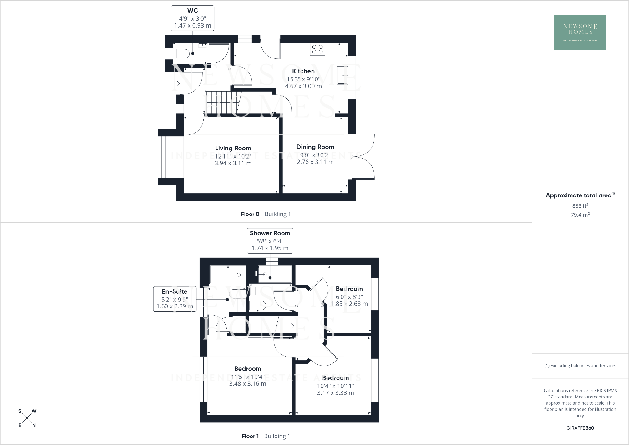Yr Aber, Holywell floorplan