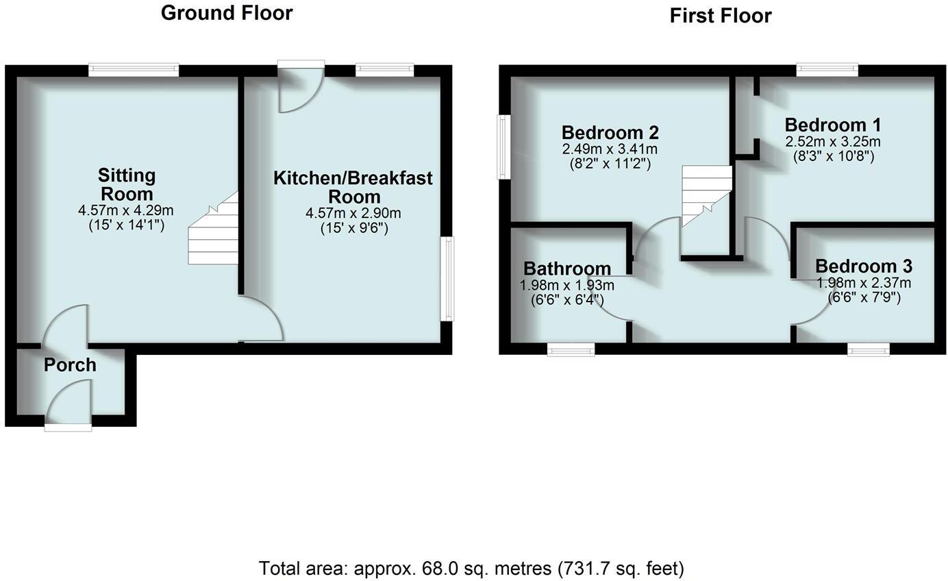 Lauderdale Close, Long Lawford, Rugby floorplan