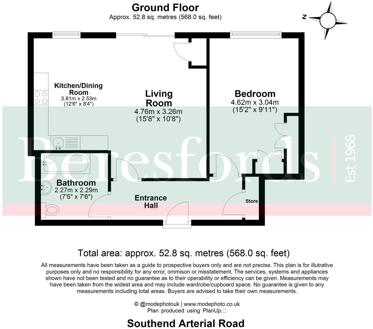 Moreton Bay Apartments, Gidea Park, RM2 floorplan