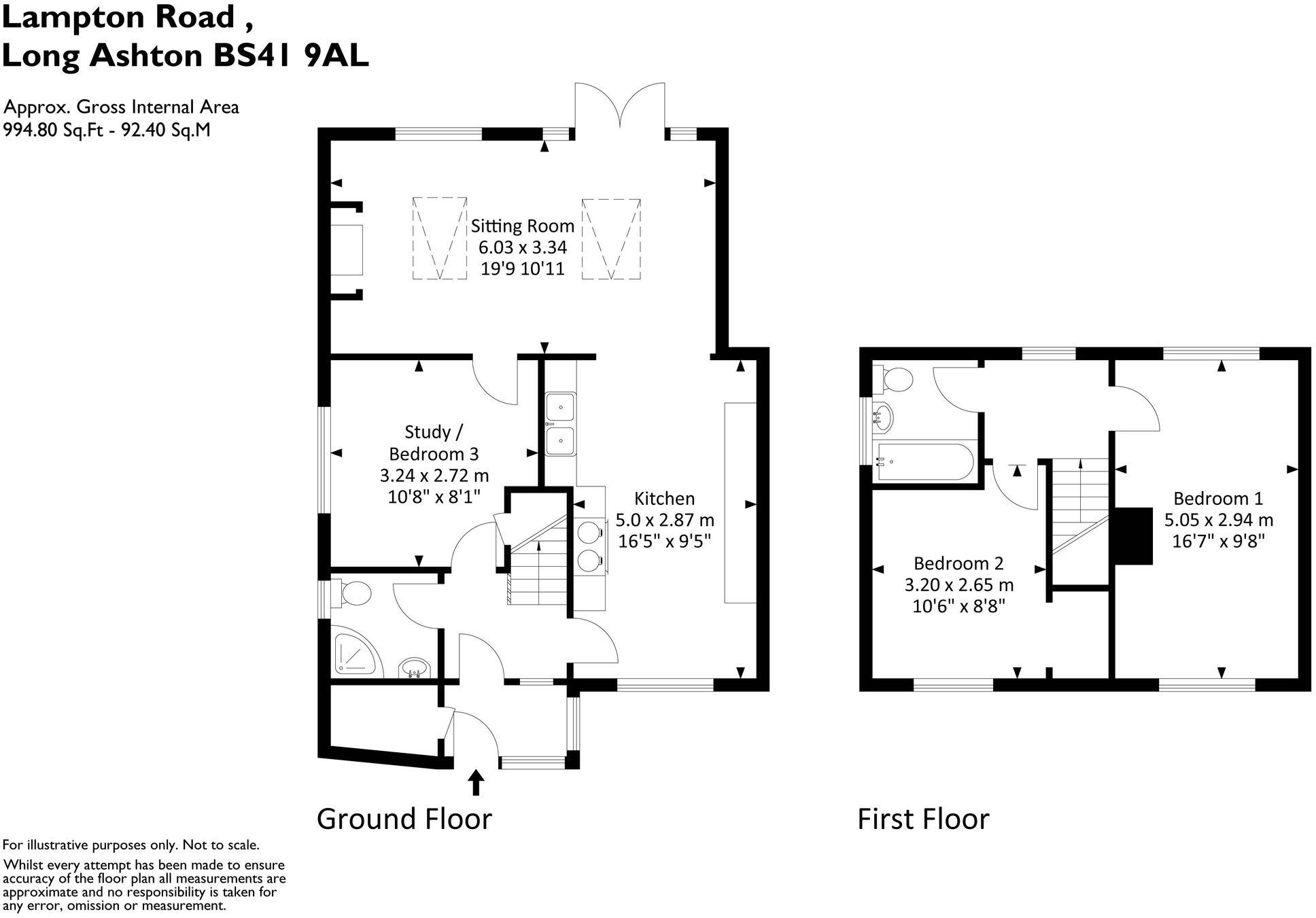 Lampton Road, Long Ashton, BS41 floorplan