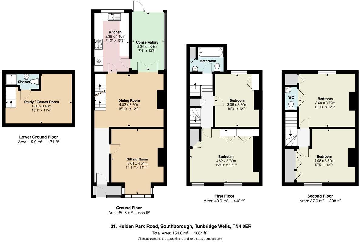 Holden Park Road, Tunbridge Wells, TN4 floorplan
