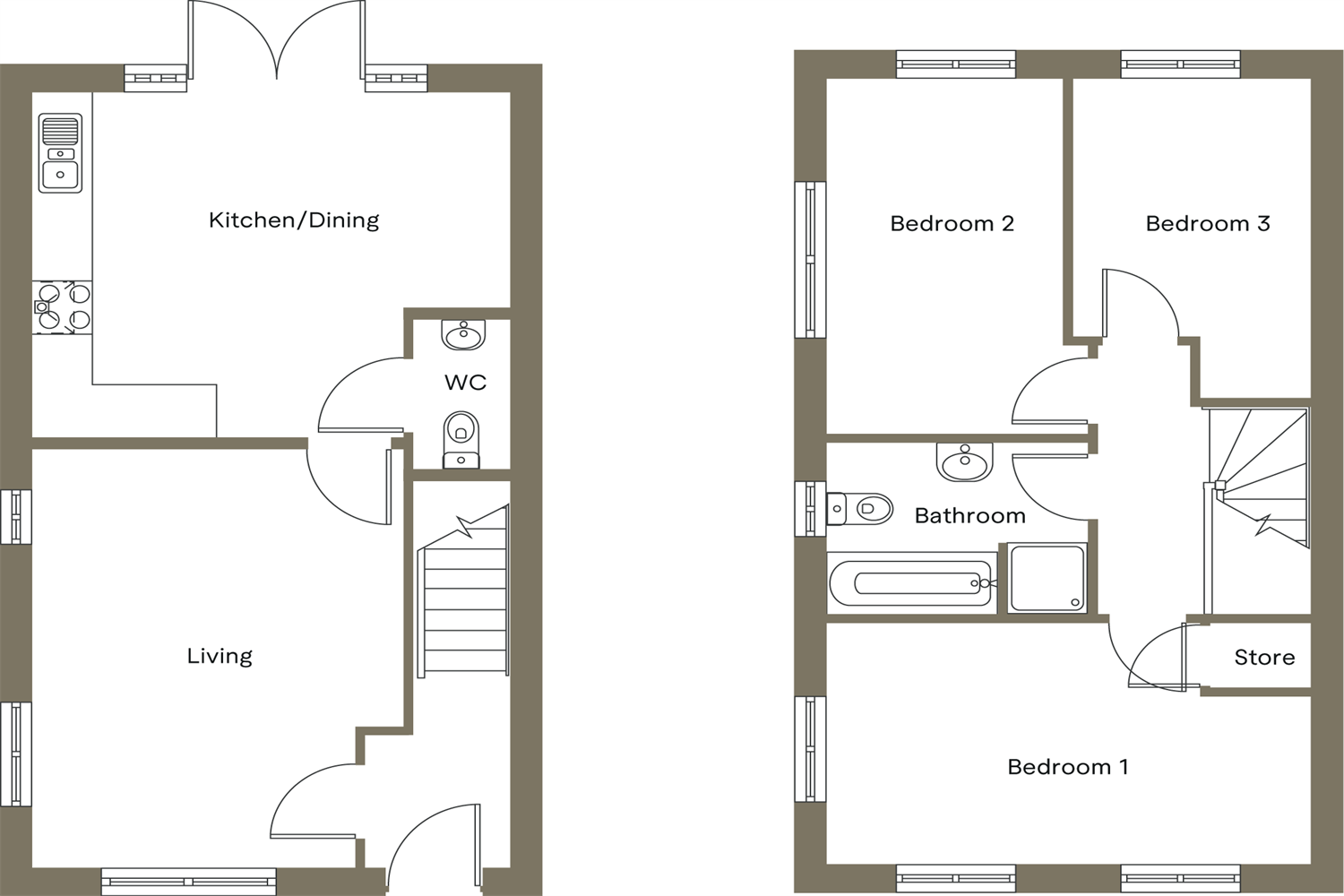 2 Ravensmoor Road, Werrington, ST9 floorplan