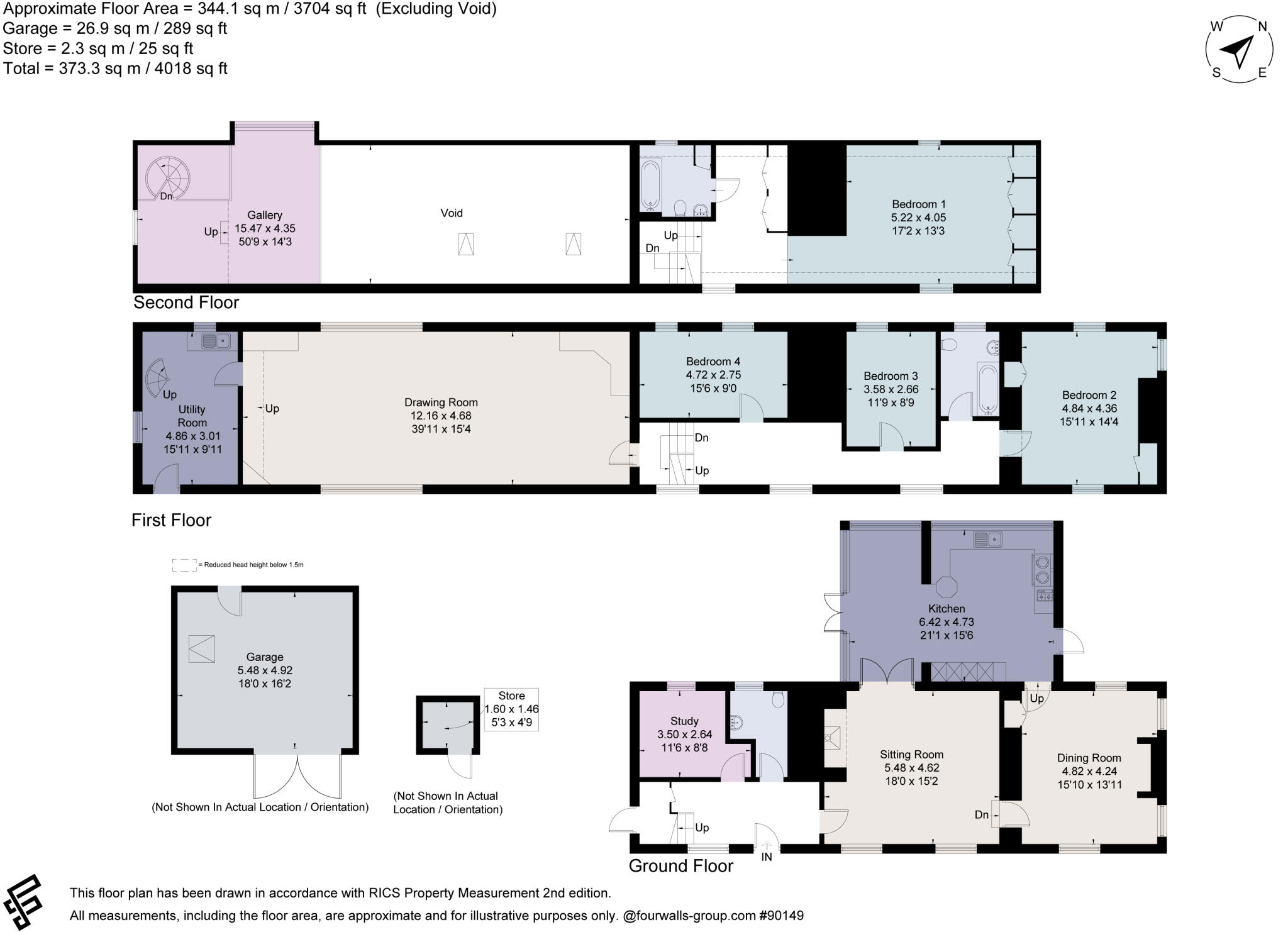 Little Minster, Minster Lovell, Witney, Oxfordshire, OX29 floorplan