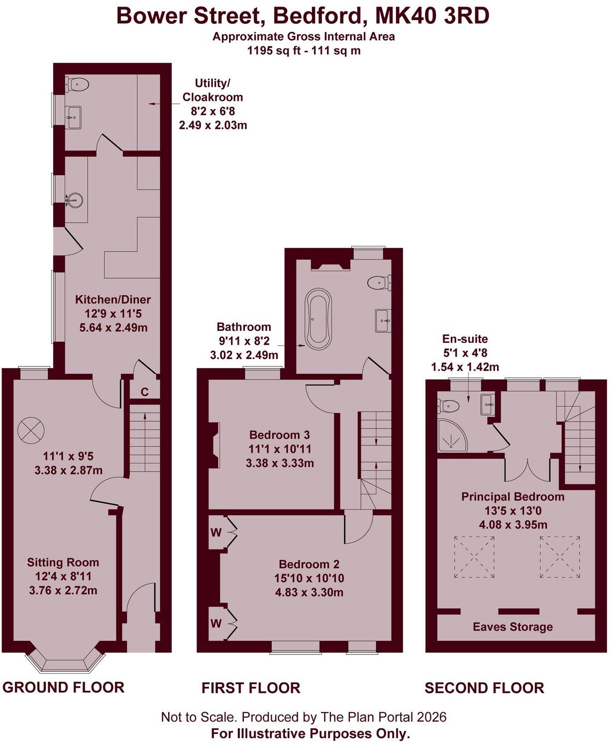 Bower Street, Bedford, MK40 floorplan