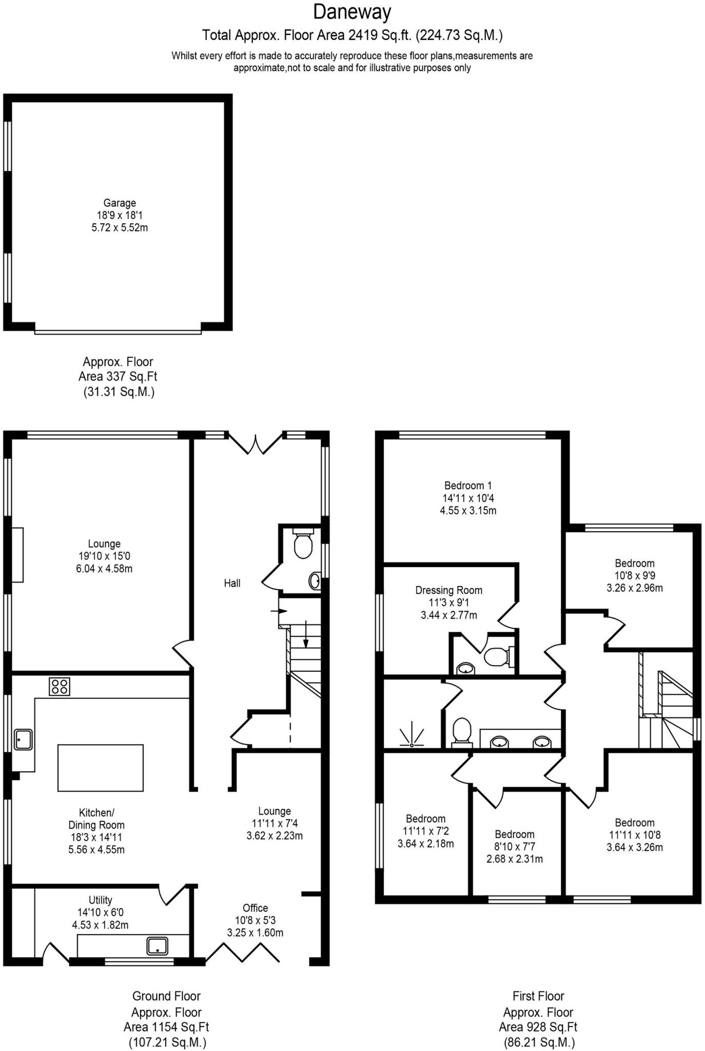 Daneway, Southport, PR8 floorplan