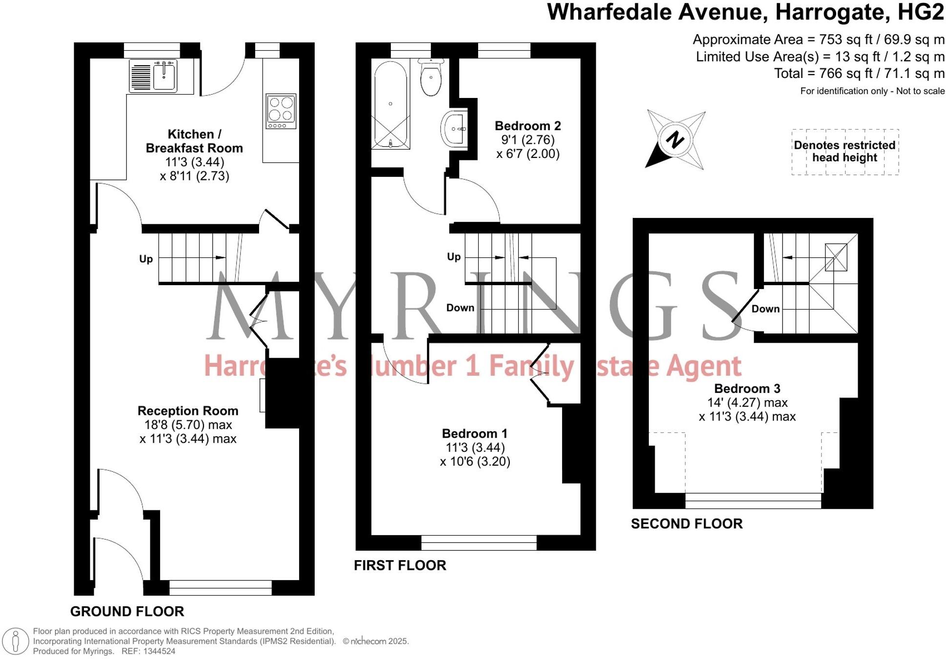 Wharfedale Avenue, Harrogate, HG2 floorplan