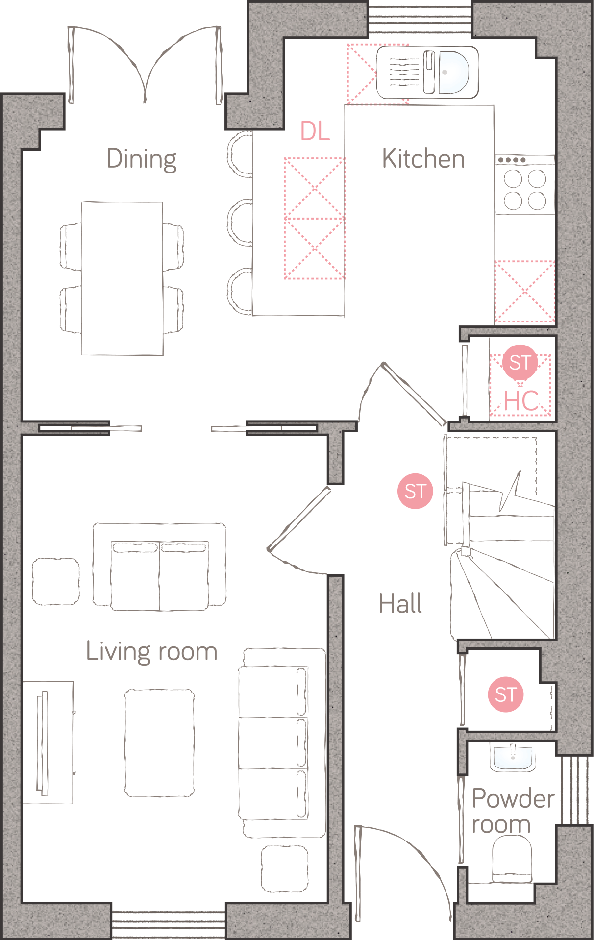 Primrose Fields, Amber Drive, Appledore, Bideford, Devon, EX39 floorplan