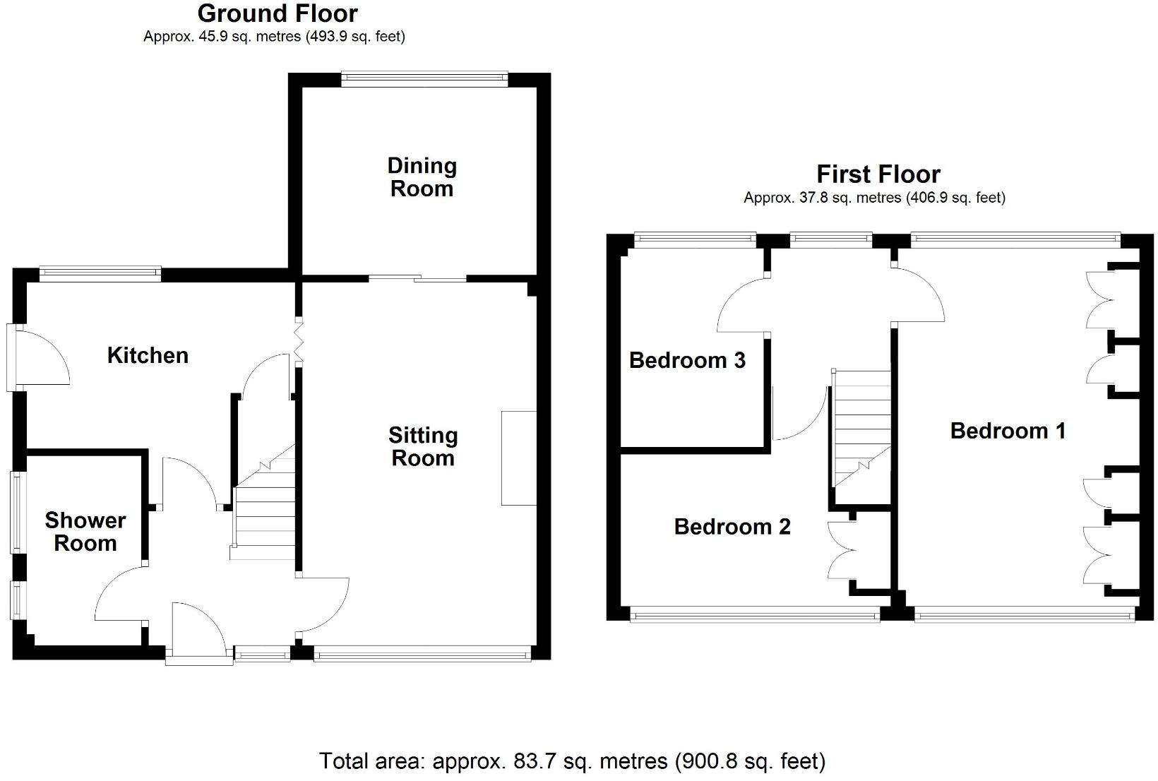 East Bank, Selsey floorplan