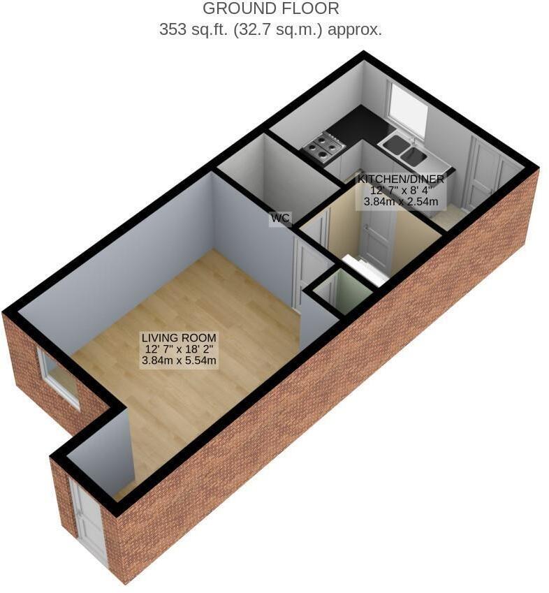 CHAIN FREE - Woodpecker Drive, Rothwell, Kettering floorplan