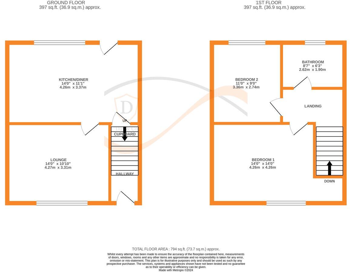 Cornwall Road, Keighley, BD21 floorplan