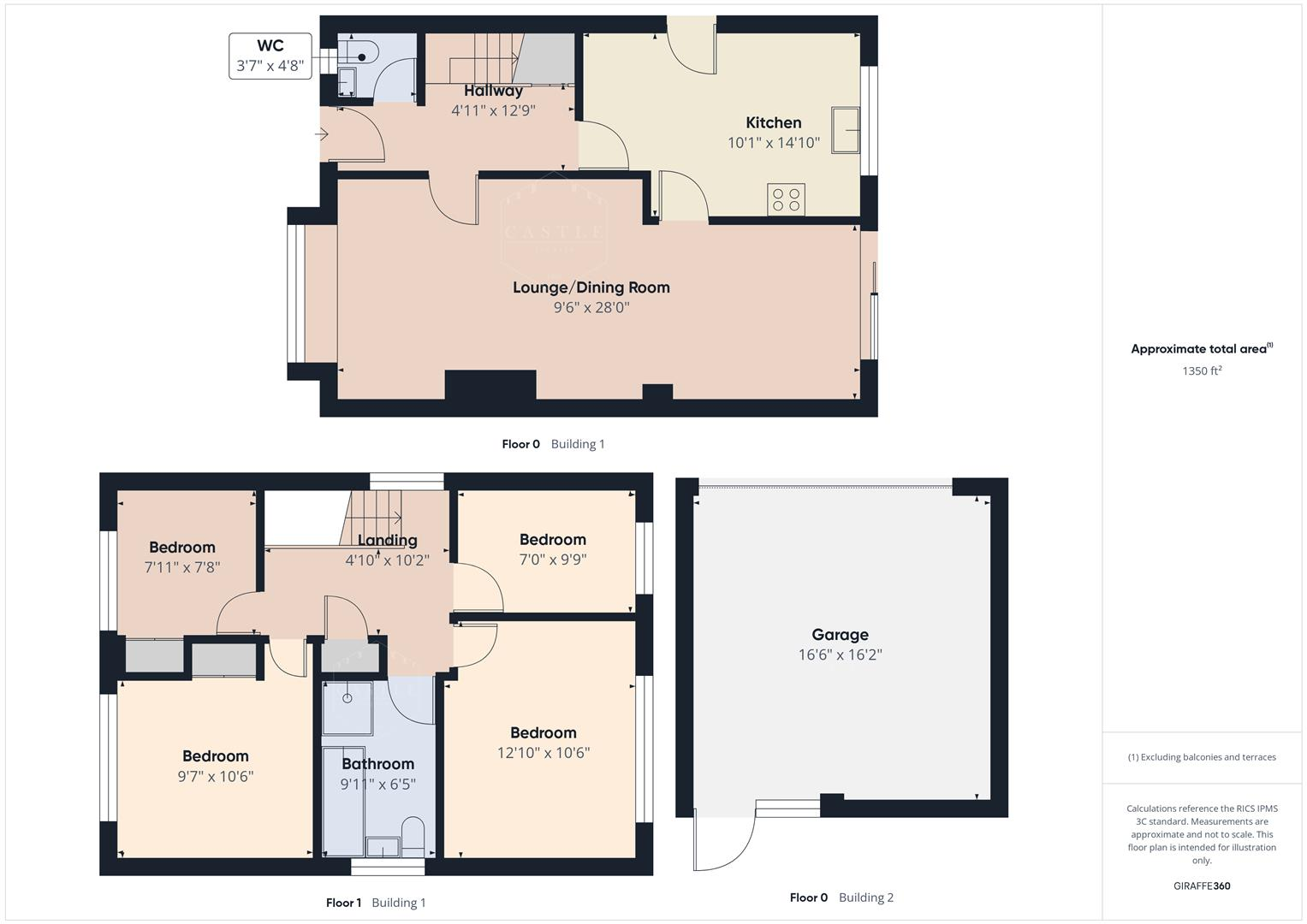 Blenheim Close, Hinckley floorplan