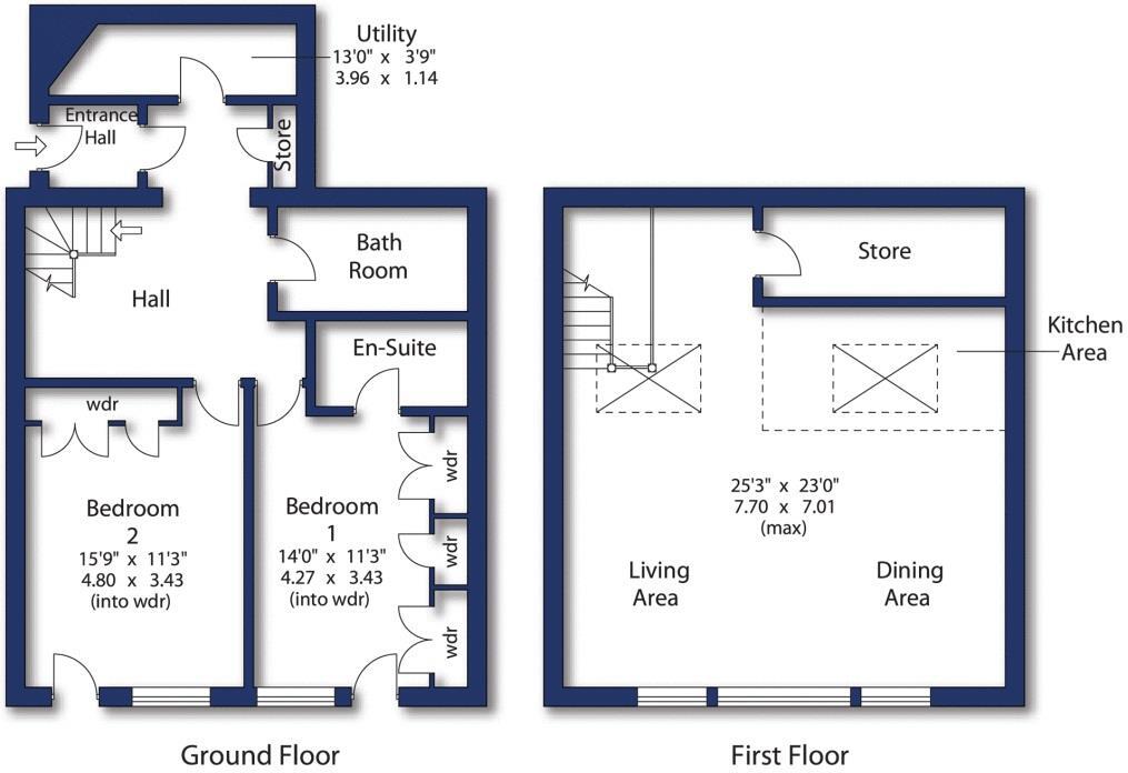 Butt Lane, Haworth, Keighley floorplan