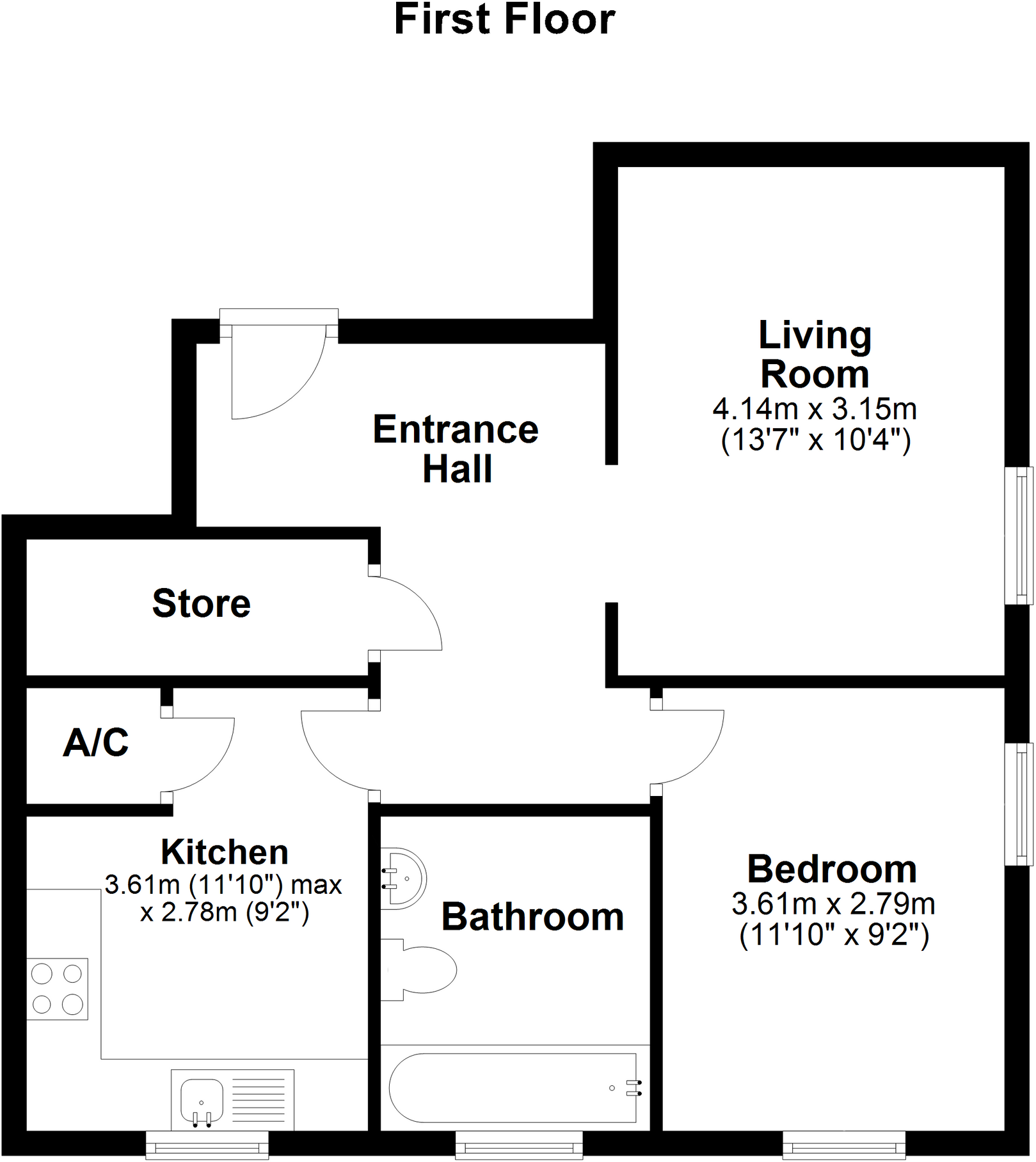 Glebe Road, Chelmsford, Essex floorplan