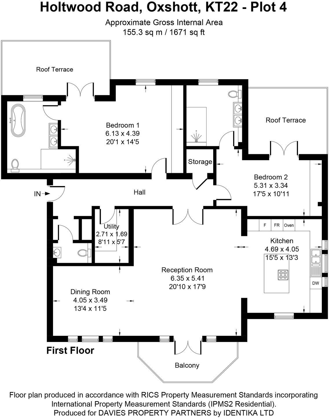Holtwood Road, Oxshott, KT22 floorplan