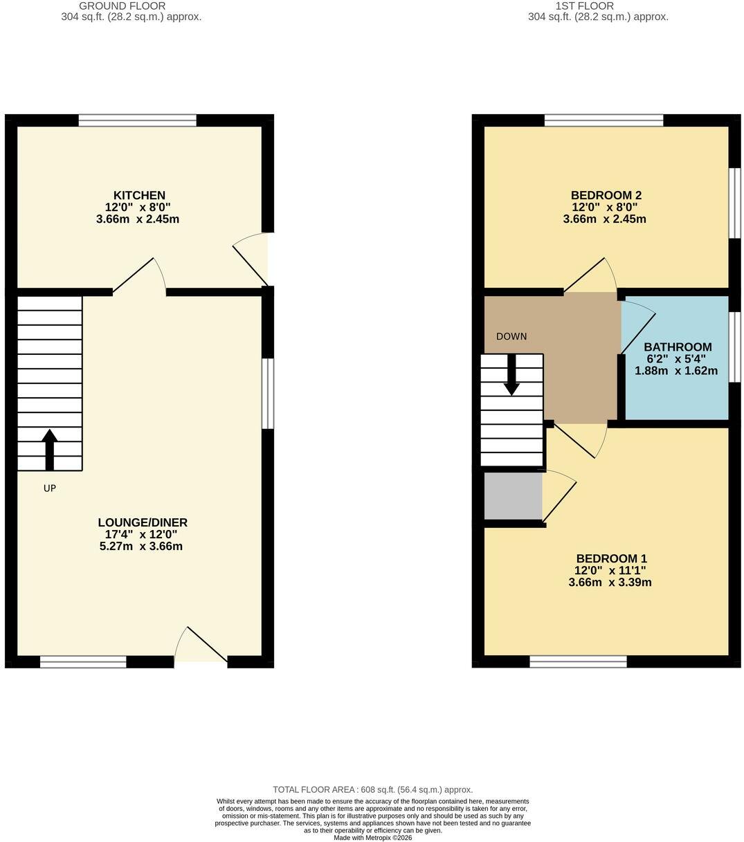 Alma Street, Worcester, WR3 floorplan