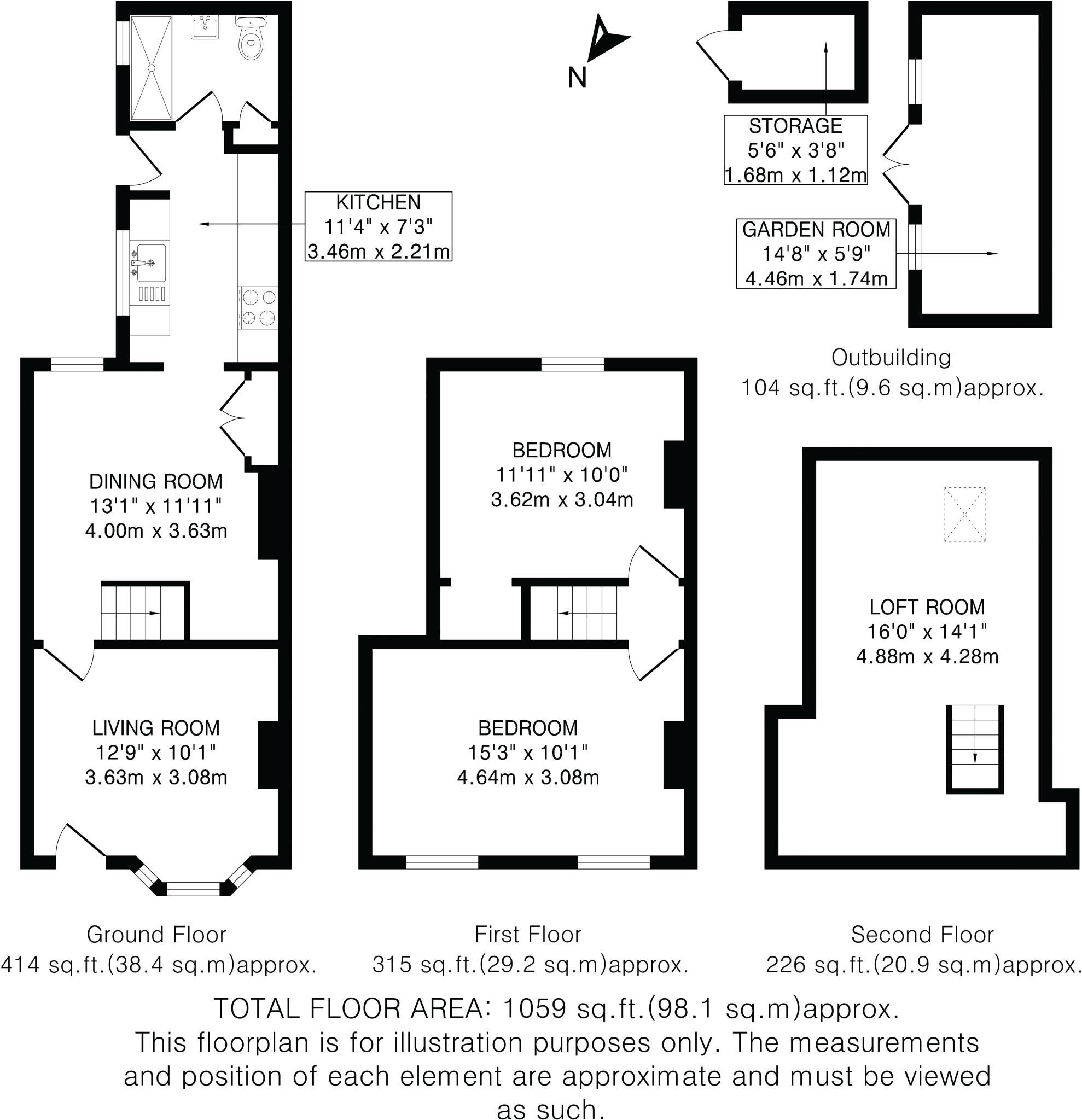 St Johns Road, Hitchin, SG4 floorplan