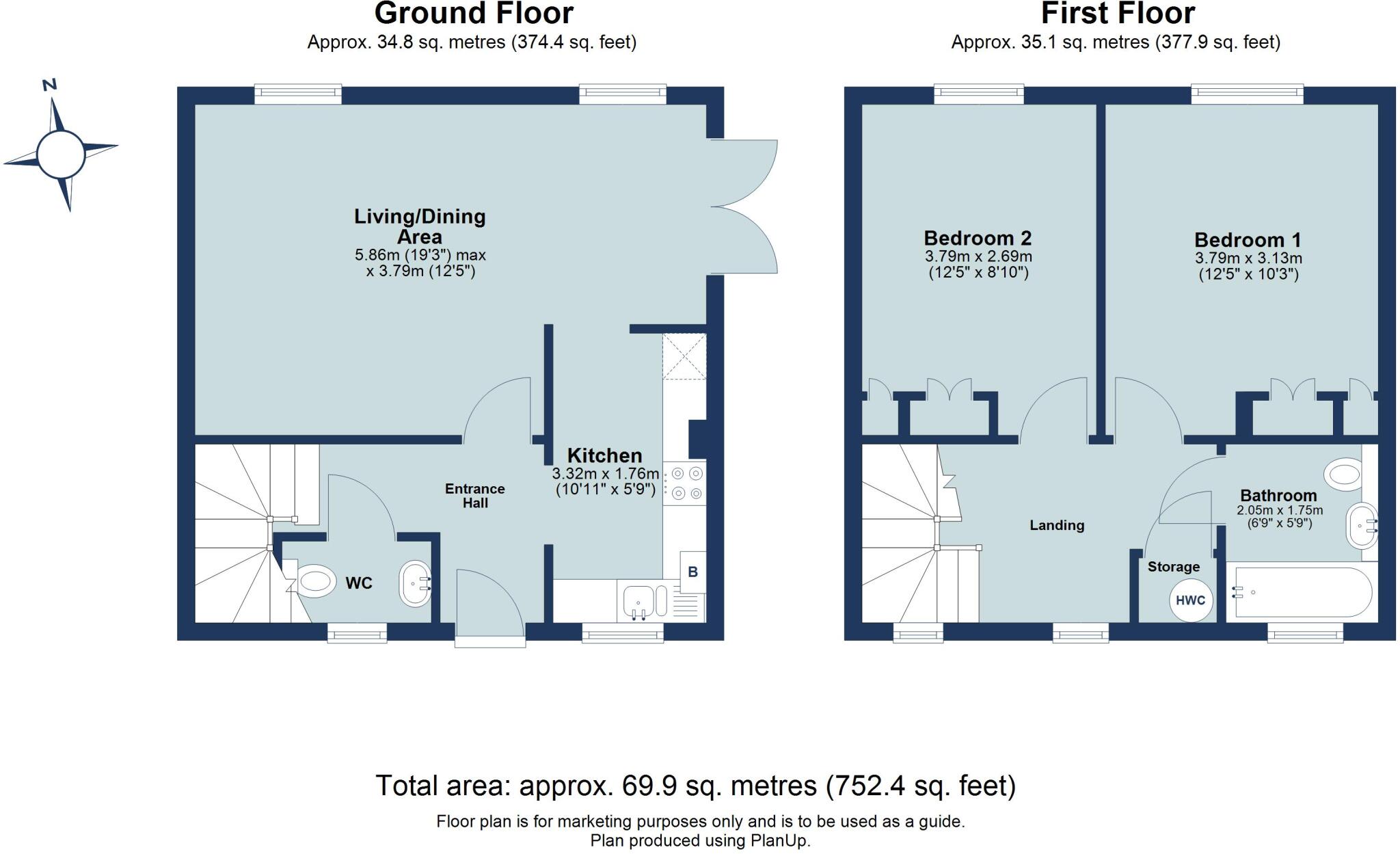 Lavender Crescent, St. Albans, Hertfordshire, AL3 floorplan