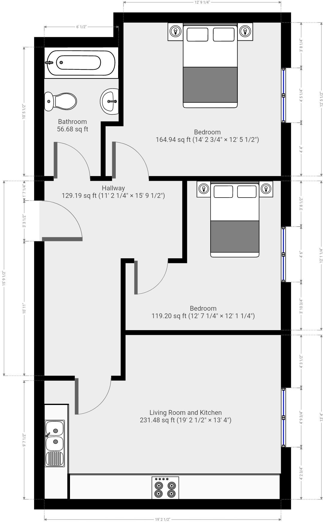 Riverside Walk, Bishop's Stortford, Hertfordshire, CM23 floorplan