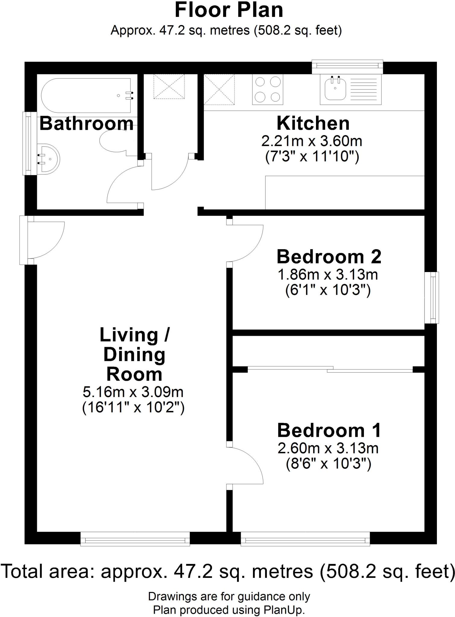 Walkling Way, Milton floorplan
