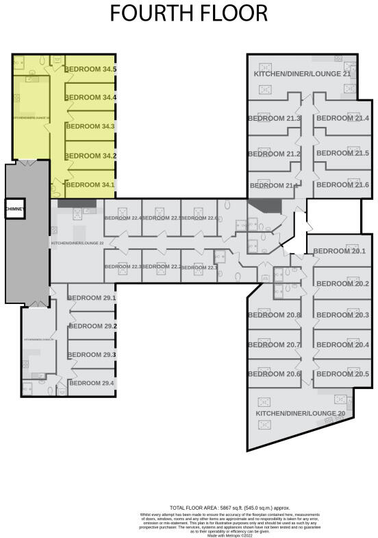 Flat 34, Shoe & Boot Factory, Leicester, LE2 floorplan
