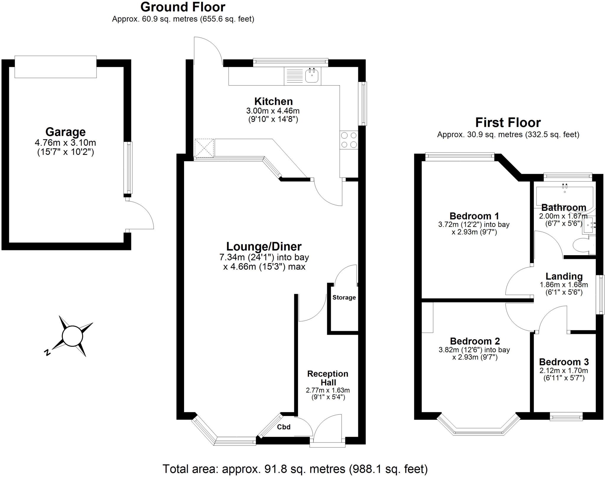 Aldershaw Road, South Yardley, Birmingham floorplan