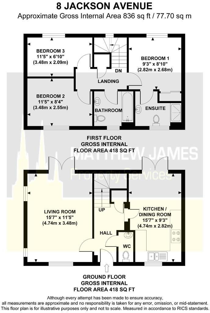 Jackson Avenue, Bishops Tachbrook * VACANT & NO UPWARD CHAIN * floorplan
