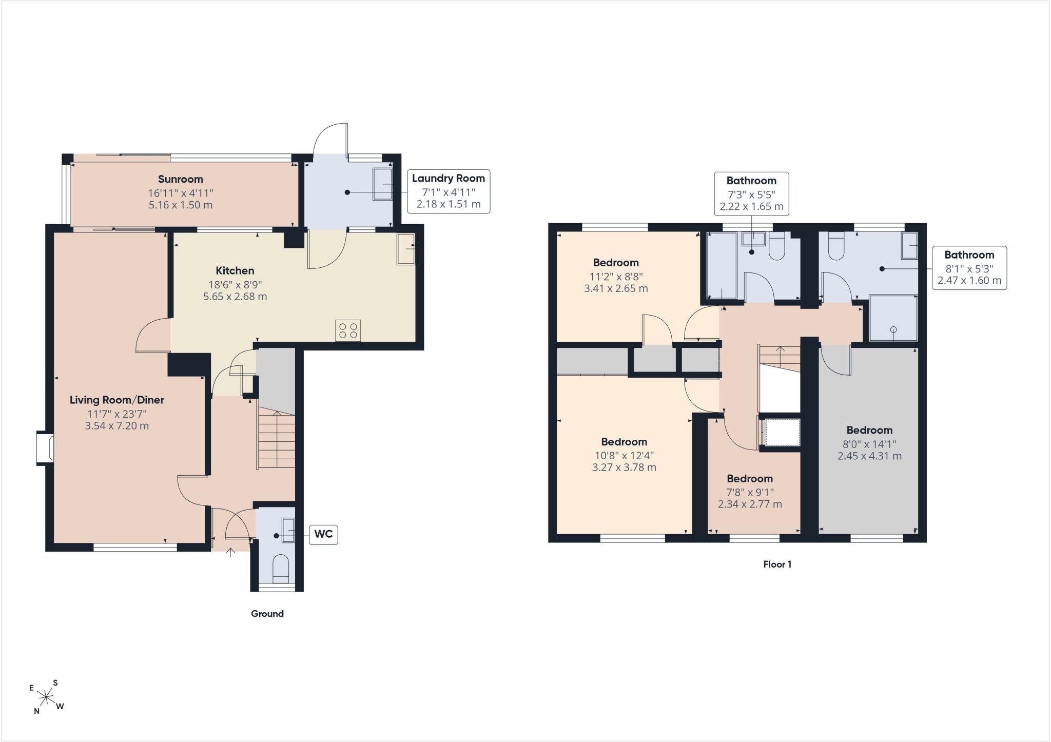 Acland Way, Tiverton, Devon, EX16 floorplan