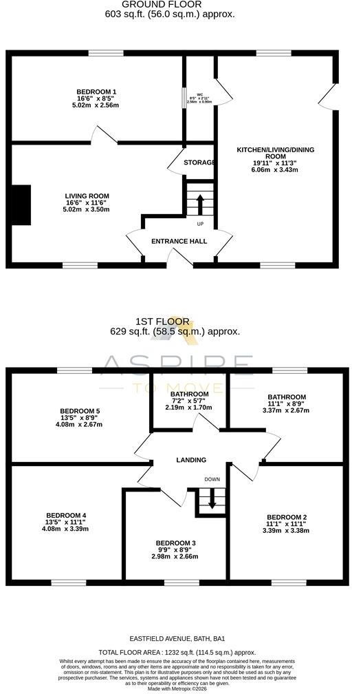 Eastfield Avenue, Bath, BA1 floorplan